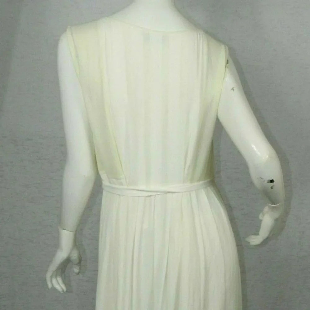 ‎Madewell Maxi Dress White Sheer Panels Medium - Picture 2 of 8